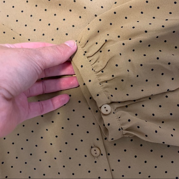 5/$20 Reitmans Polka Dot Blouse - Picture 4 of 5